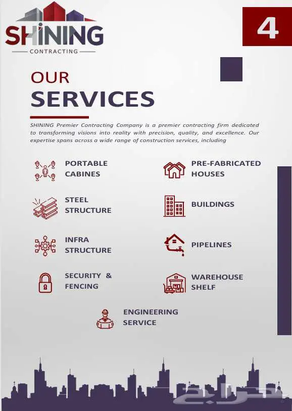 المقاولات العامة  ترميم المباني  وإنشاء الملحقات. 6