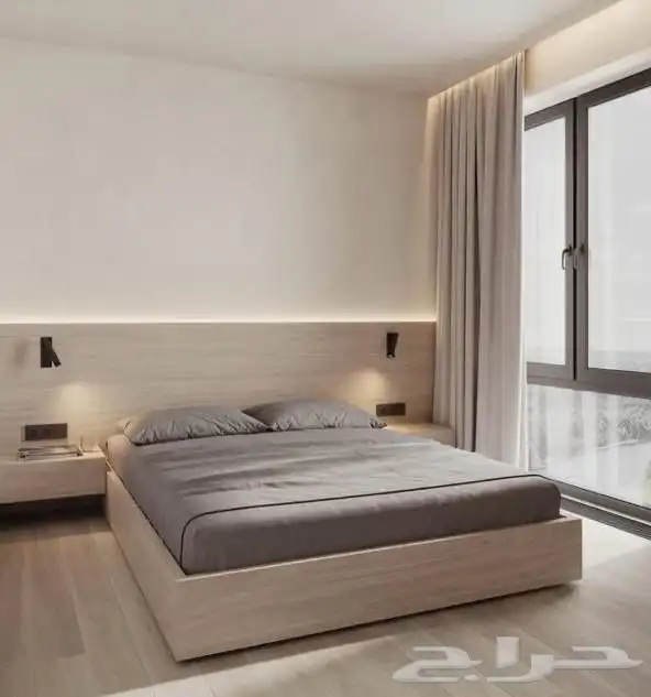 هيدبورد سرير مع تكسيات 0