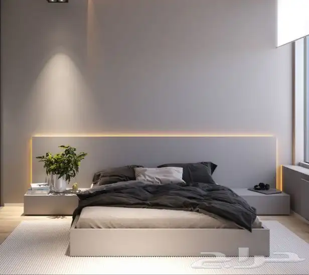 هيدبورد سرير مع تكسيات 15