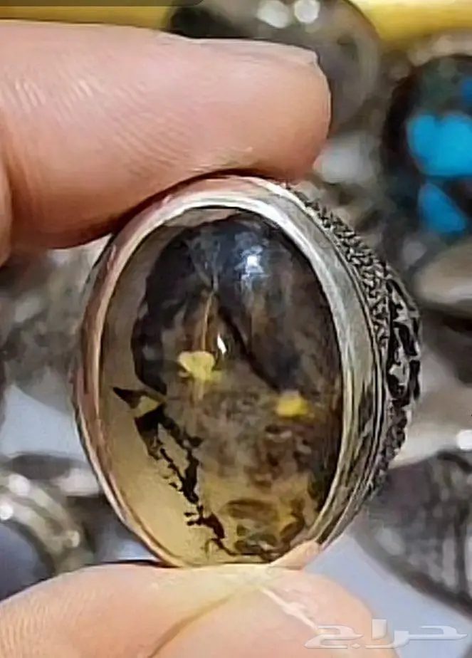 خاتم مشجر صورة شخص 0