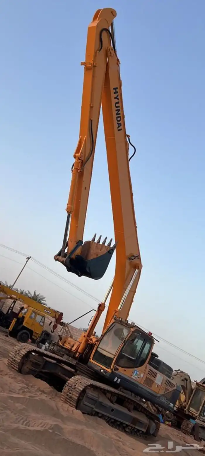 بوكلين للايجار حجم 480 بوم طويل ذراع طويل 22متر 0