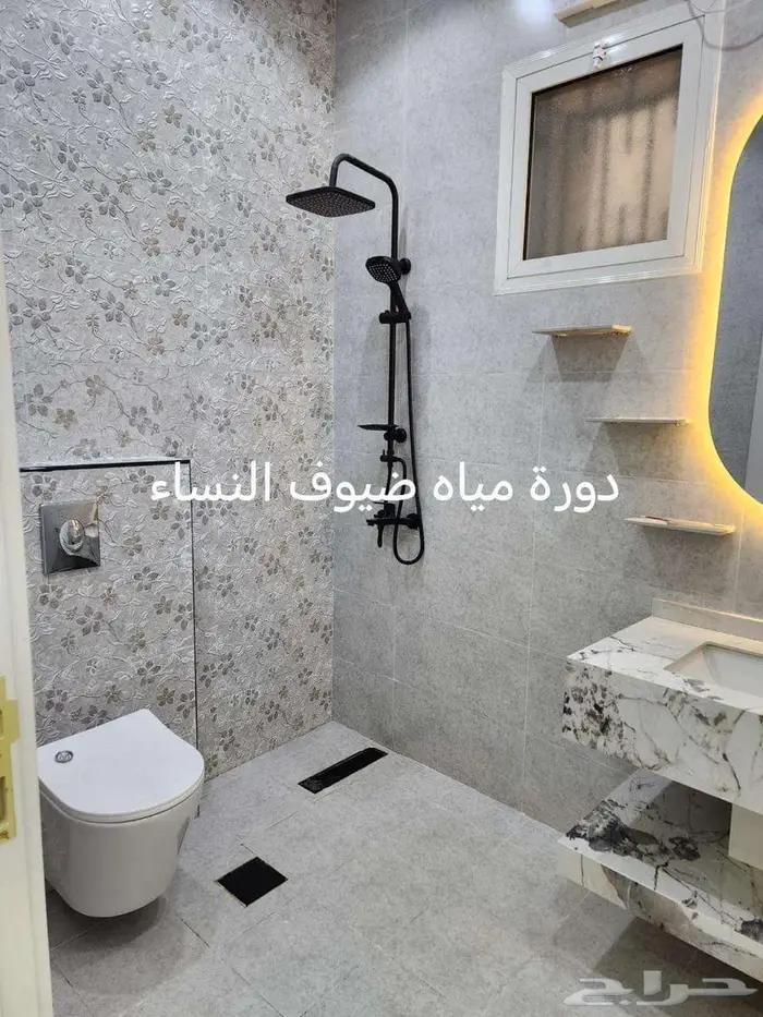 شقه جديده بمدخل مستقل للايجار بحي السلام مخطط بيداء السلام 4