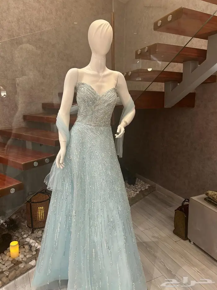 فستان مستعمل مره واحده من بوتيك فاديا بجده 4