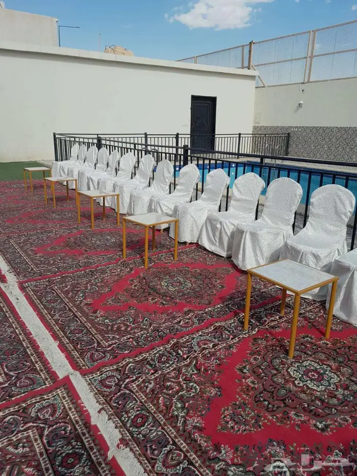 تأجير مكيفات صحراوي كراسي وطاولات 6