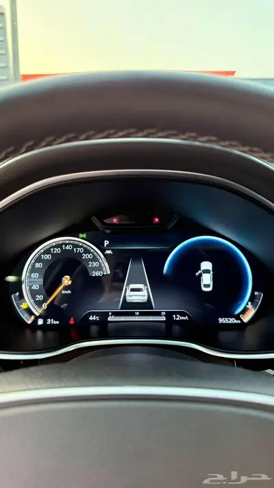 جينسس 2021 G80 فل 6 سلندر عداد 94000 فقط 18