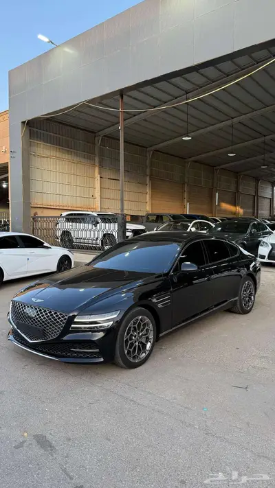 جينسس 2021 G80 فل 6 سلندر عداد 94000 فقط 1