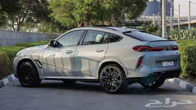 2025 بي ام دبليو x6 M Competition خليجي اصفار مع ضمان الوكيل 4
