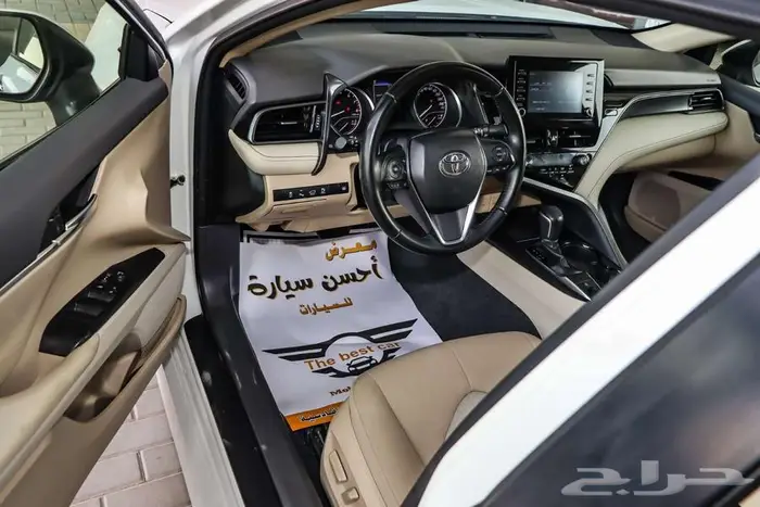 تويوتا كامري GLE بنزين نص فل موديل 2021 7
