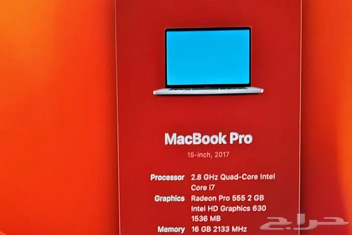 ماك بوك برو للتصاميم Macbook pro i7 2