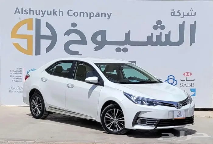 تويوتا كورولا - 2019 ابيض 1