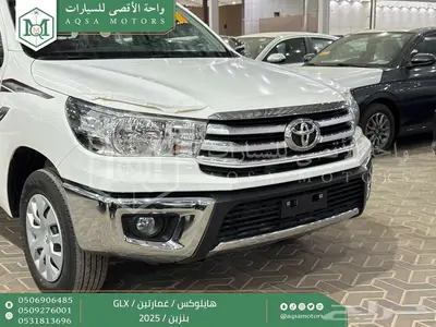 هايلكس غمارتين بدون دبل أبيض بنزين 2025 اقل سعر كاش واقساط 10