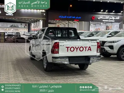 هايلكس غمارتين بدون دبل أبيض بنزين 2025 اقل سعر كاش واقساط 9