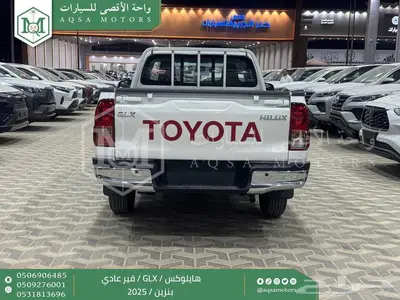 هايلكس غمارة بدون دبل أبيض بنزين 2025 اقل سعر كاش واقساط 21