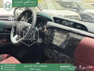 هايلكس غمارة بدون دبل أبيض بنزين 2025 اقل سعر كاش واقساط 7
