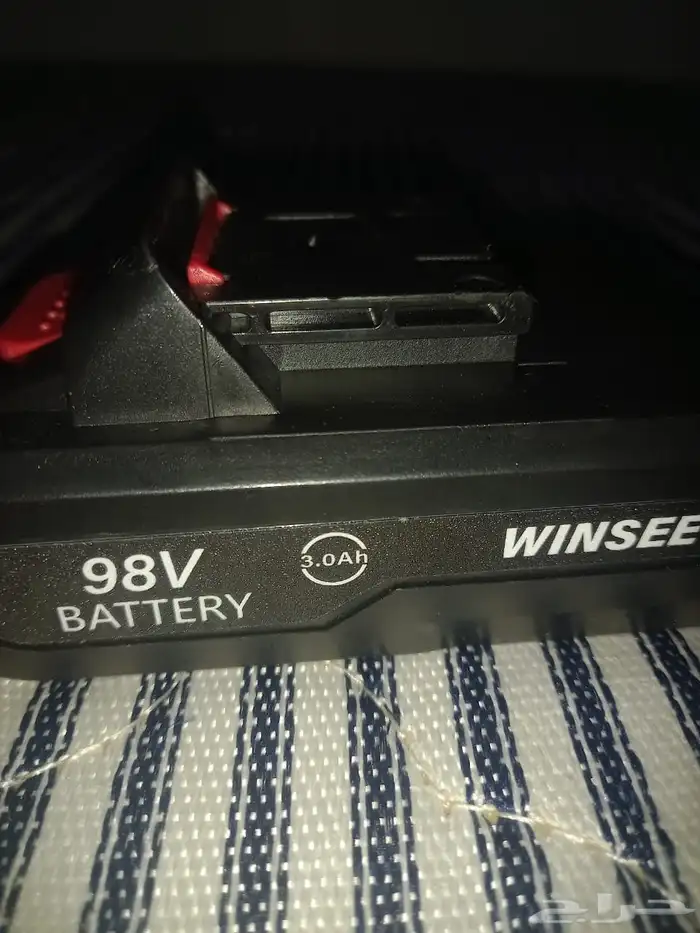 درل شنيور كهربائي 98 فولت بطاريتين دريل 6