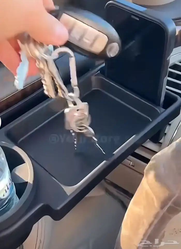 عدد 2 صندوق تخزين ومنظمه وحامل مفاتيح وجوال وكوب 3