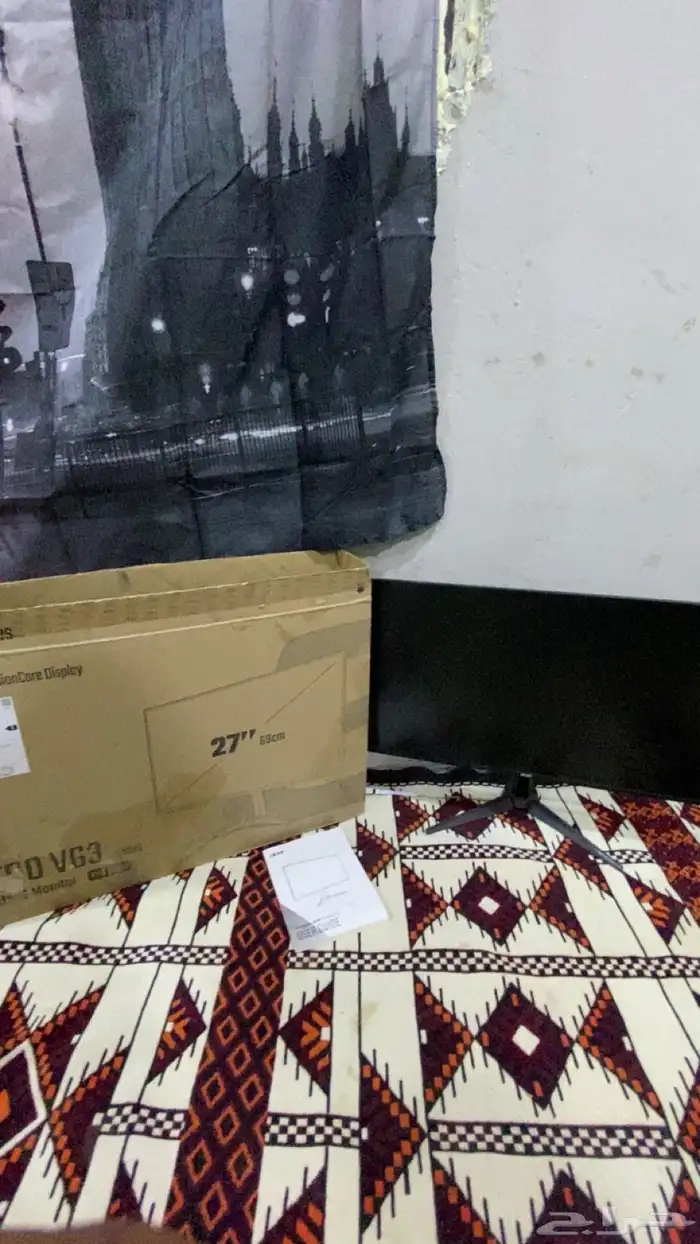 بيسي للبيع مع شاشه 120 هردز 27بوصه 1