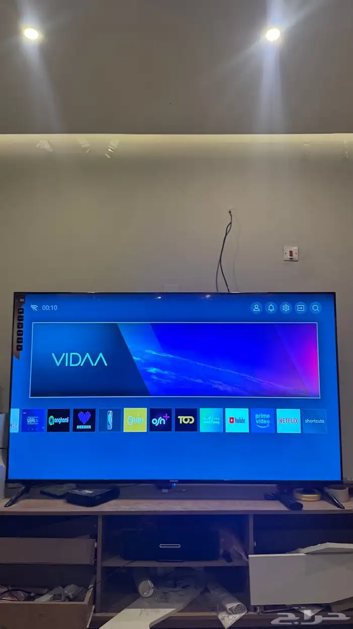 شاشة سمارت 65 بوصه 4k للبيع 0