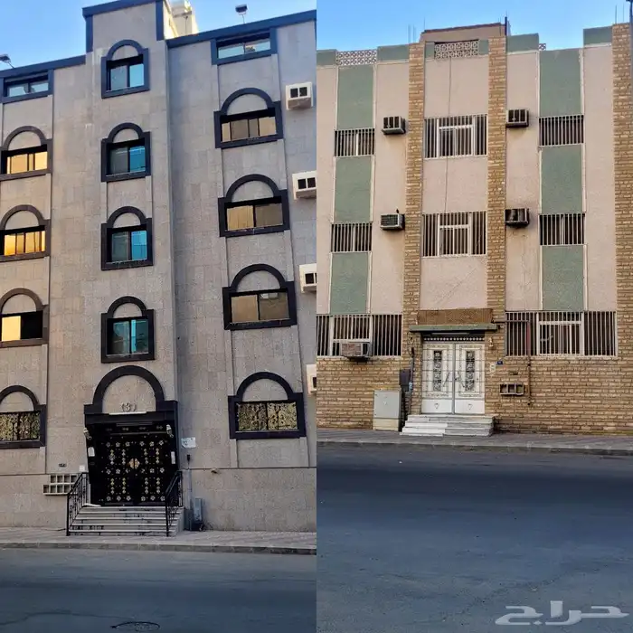 عمارتين متجاورتين في الششه حي الروضة 0