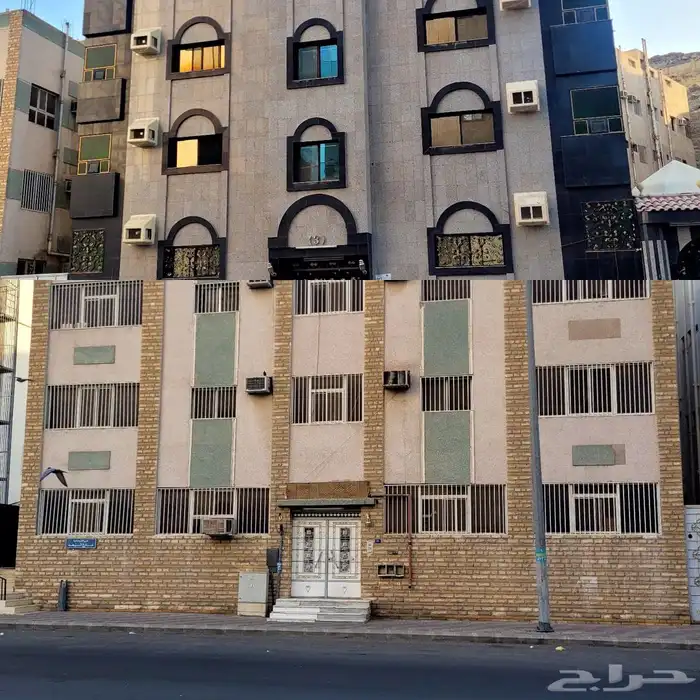 عمارتين متجاورتين في الششه حي الروضة 1