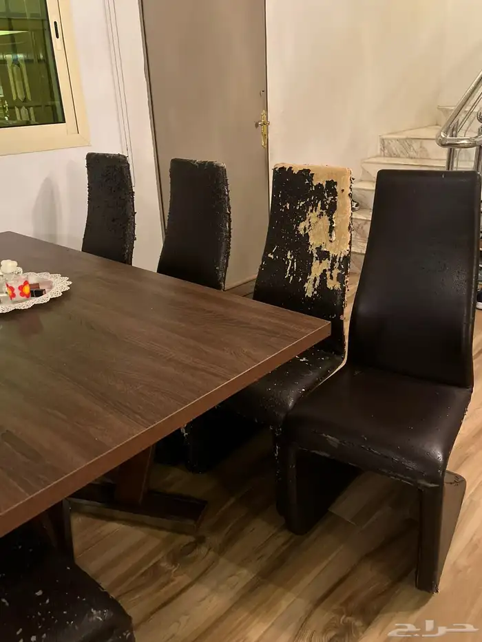 طقم كراسي طاولة طعام 2