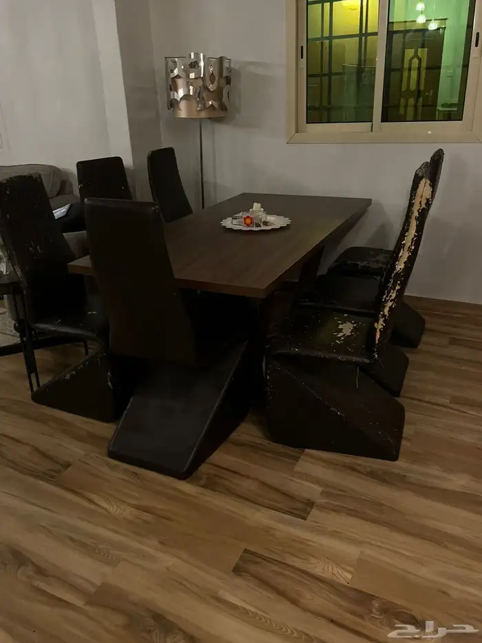 طقم كراسي طاولة طعام 4