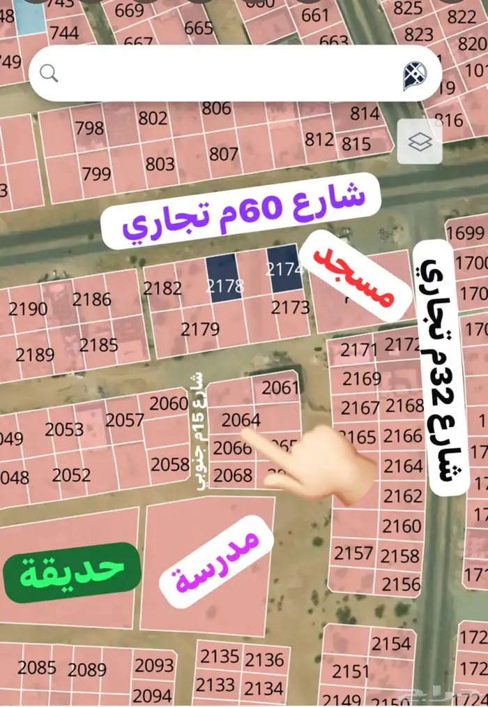 ارض للبيع بمخطط ولي العهد 4 مساحة 777م مستوية 0