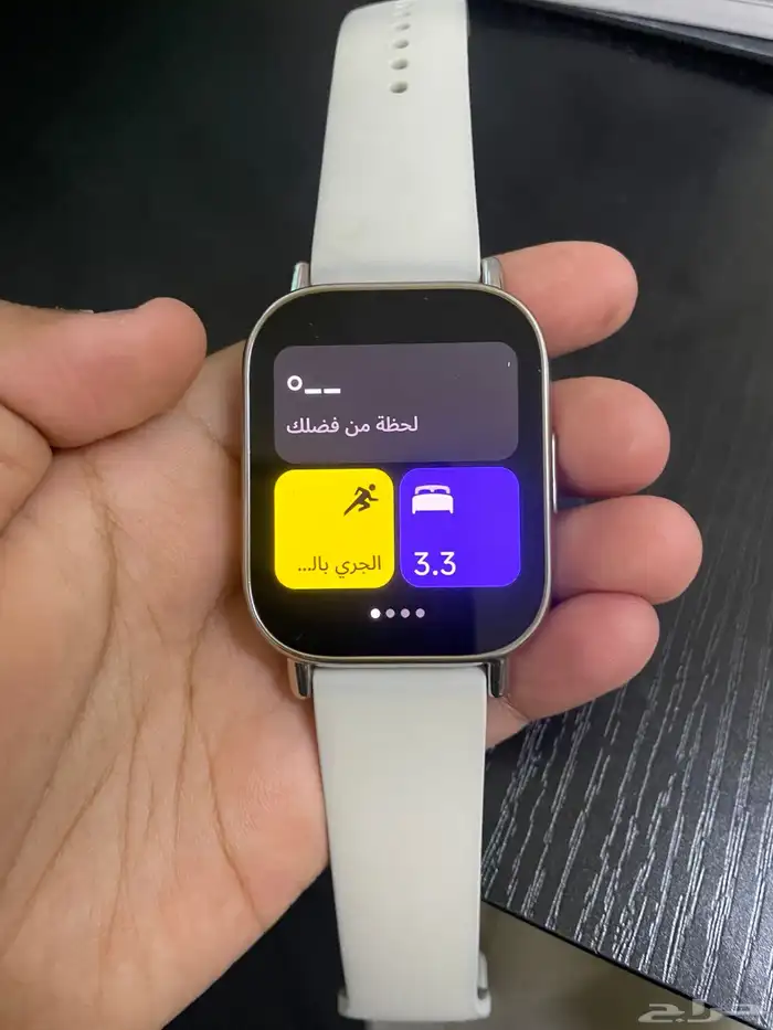 ساعه فيها مكالمة تحط خلفية من الألبوم Bluetooth ععلى الساعة 5