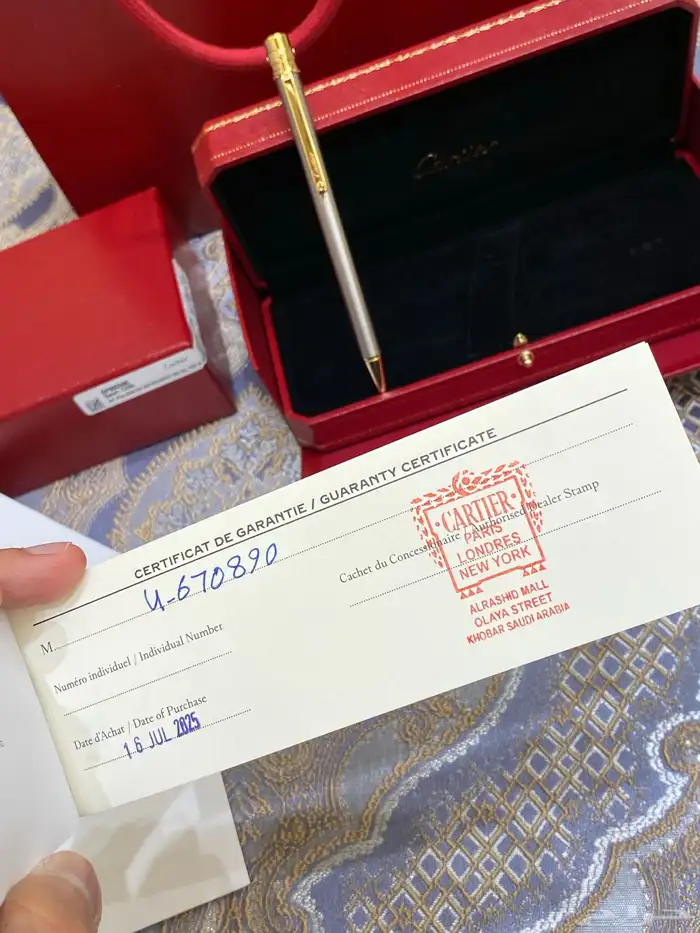 قلم كارتير اصلي جديد Cartier 2