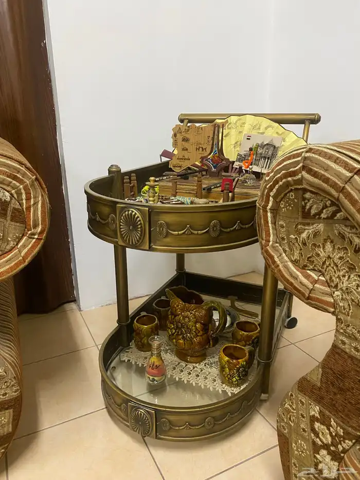 عربة تقديم فاخرة وطاولة تلفزيون 10