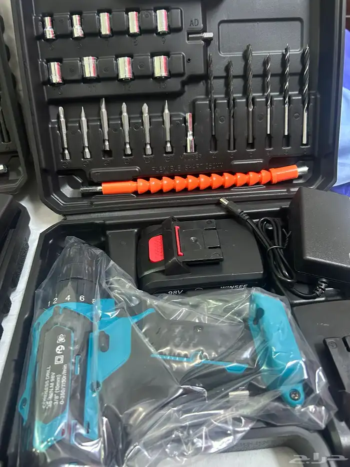 شنيور 98 فولت درل بطاريتين 3