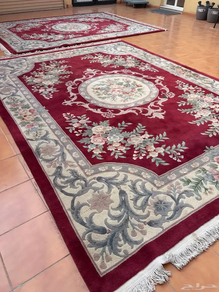 سجاد صيني يدوي الصنع بلون مميز 3