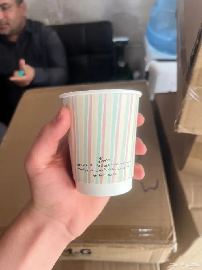 طباعه وتصنيع الاكواب الورقيه 4