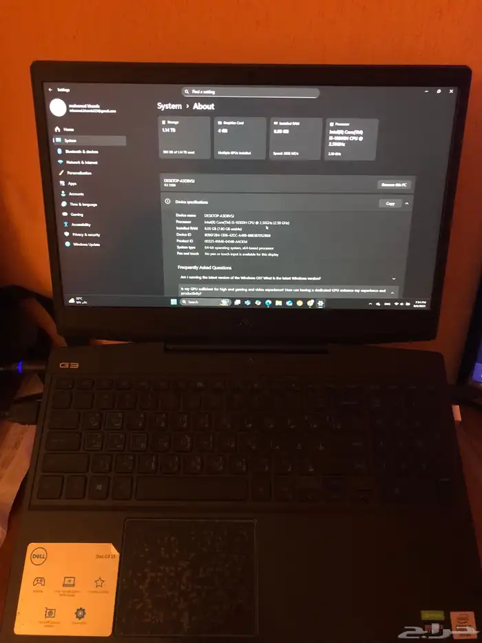 laptop dellg3 1