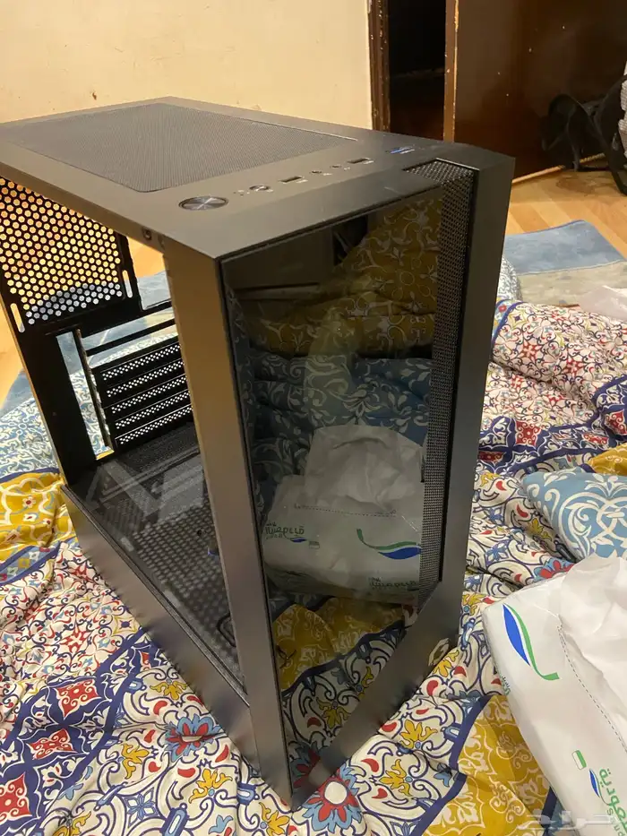 كيس كمبيوتر RGB مع مراوح 0