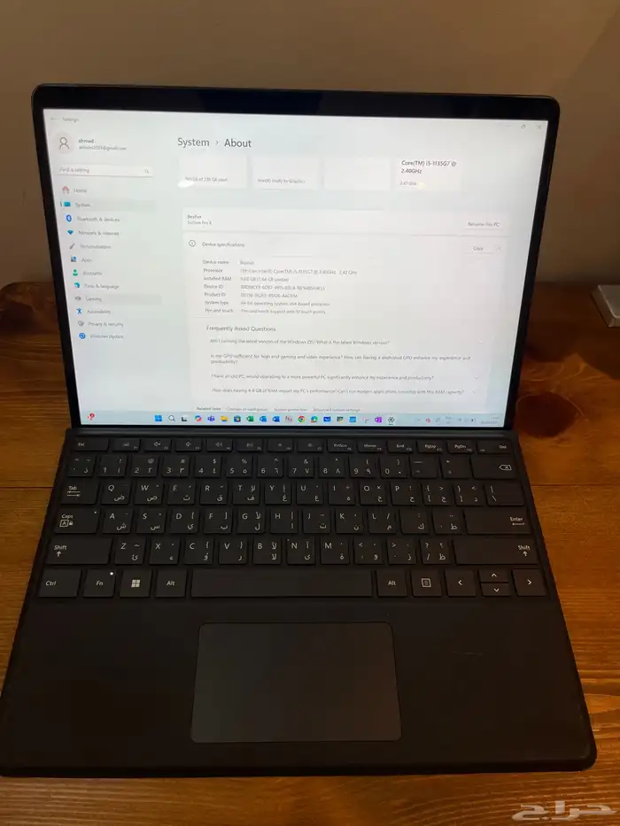 سيرفس برو 8 Microsoft Surface Pro8 256 GB 0
