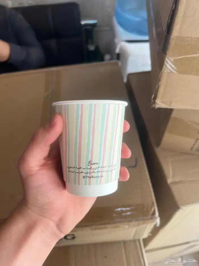 طباعه وتصنيع الاكواب الورقيه 3