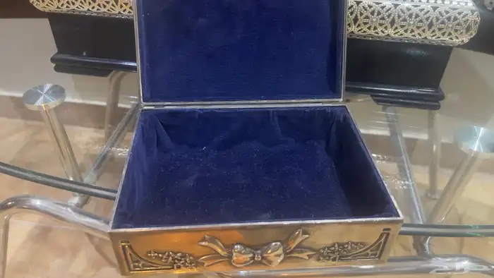 صندوق نحاس ابيض انتيك 6