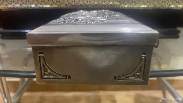 صندوق نحاس ابيض انتيك 3