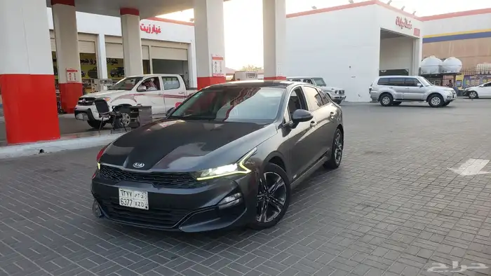 كيا k5 2021 نص فل ممشى 195600 فئة سبورت S 22