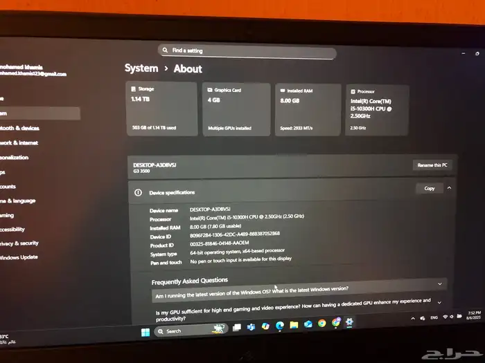 laptop dellg3 0