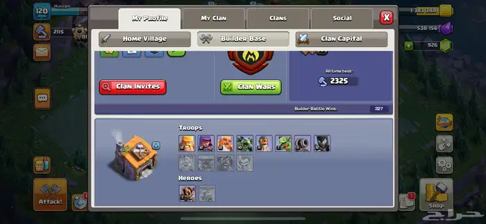 حساب كلاش اوف كلانس للبيع 4