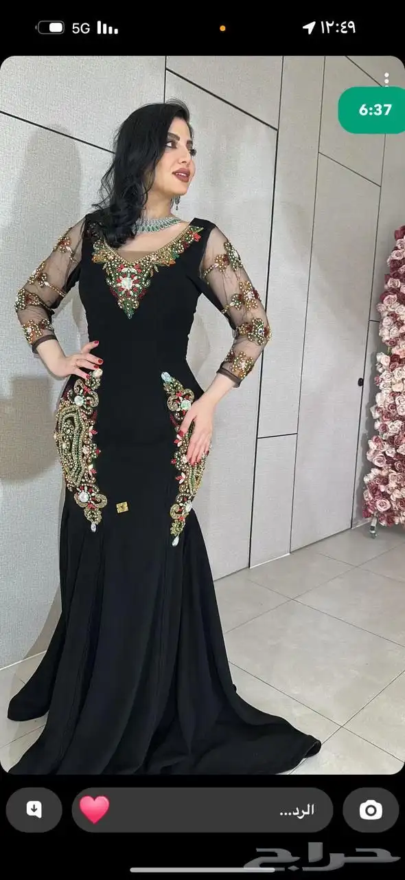 فستان اسود 0
