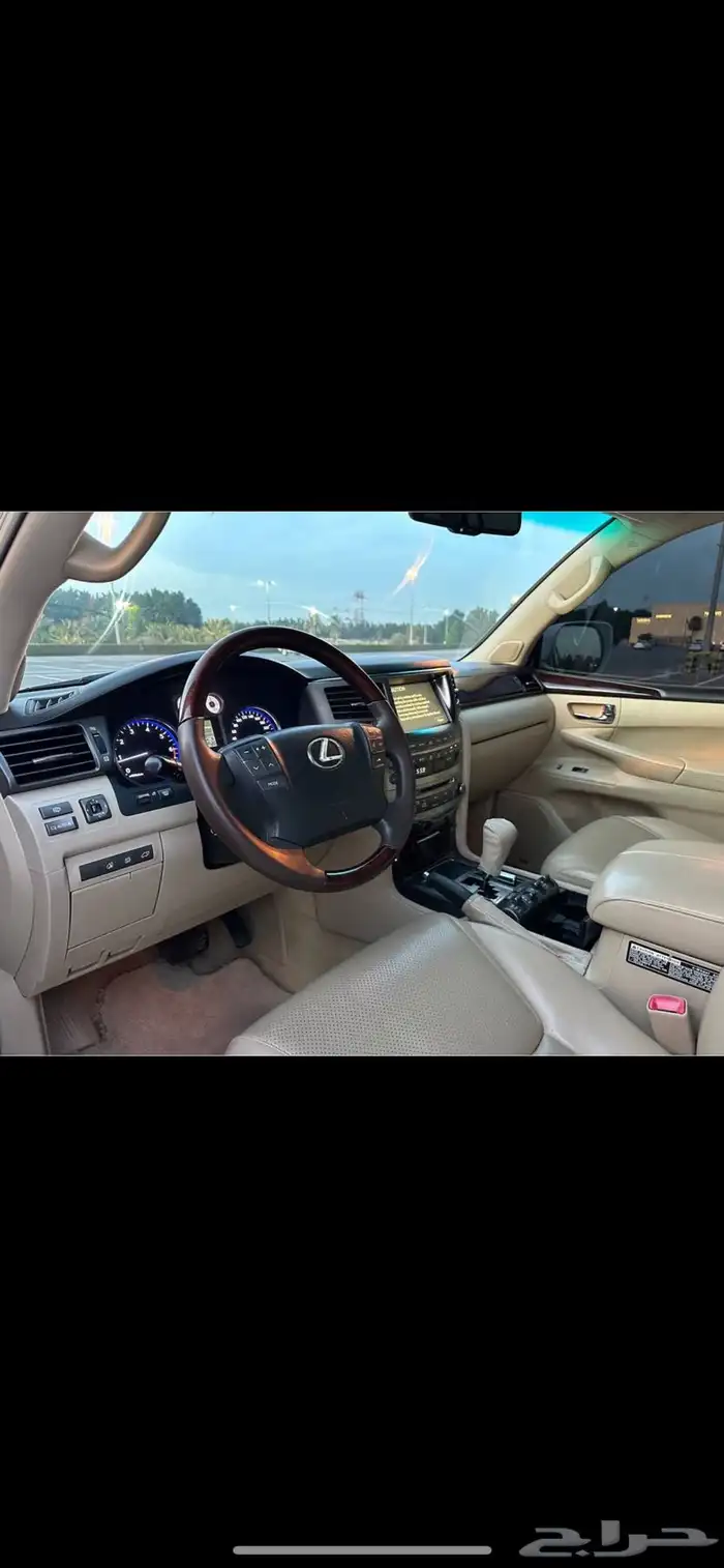 لكزس LX570 مديل 2009 لوايح دبي 7
