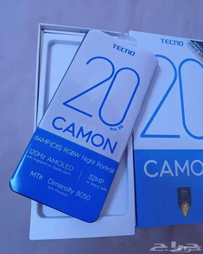 تكنو 20 برو 256جيجا 5G جديد 0