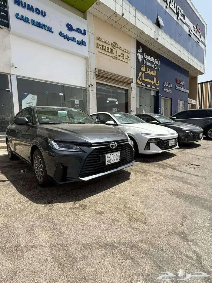 تأجير سيارات يارس جديدة وكالة يومي شهري 0