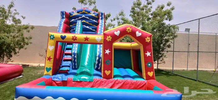 نطيطات زحليقه مائيه ملعب صابوني 0