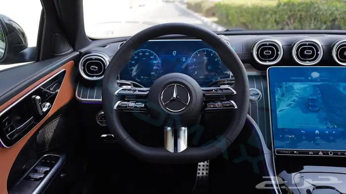 مرسيدس بنز c200 2025 بريميوم خليجي اصفار مع ضمان الوكيل 10