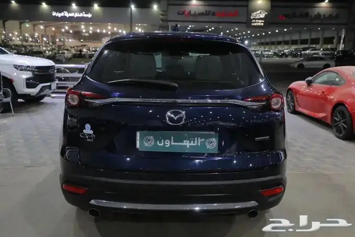 مازدا CX9 فل كامل سيجنيتشر فتحة سقف جلد موديل 2024 8