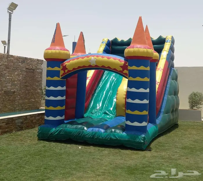 نطيطات زحليقه مائيه ايجار ملعب صابوني 5